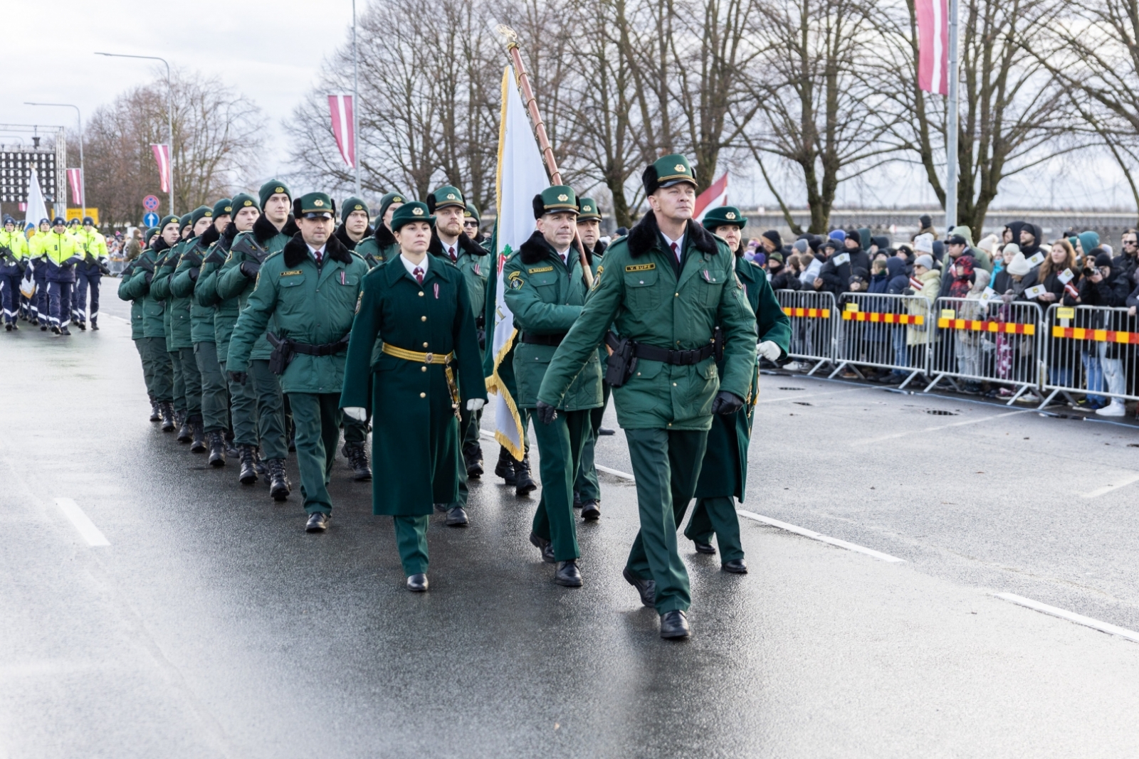 Valsts robežsardzes koledžas vienība piedalījās militārajā parādē Rīgā Nr.1