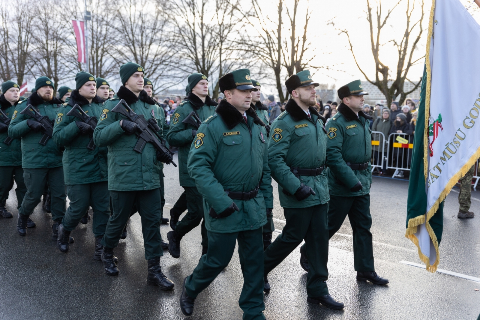 Valsts robežsardzes koledžas vienība piedalījās militārajā parādē Rīgā Nr.2