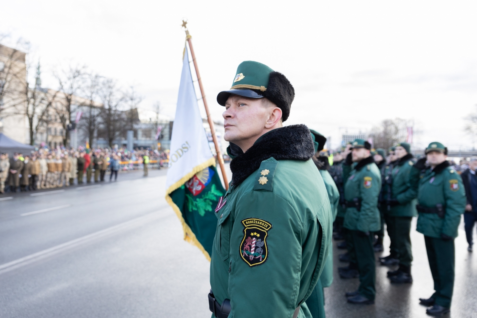 Valsts robežsardzes koledžas vienība piedalījās militārajā parādē Rīgā Nr.5