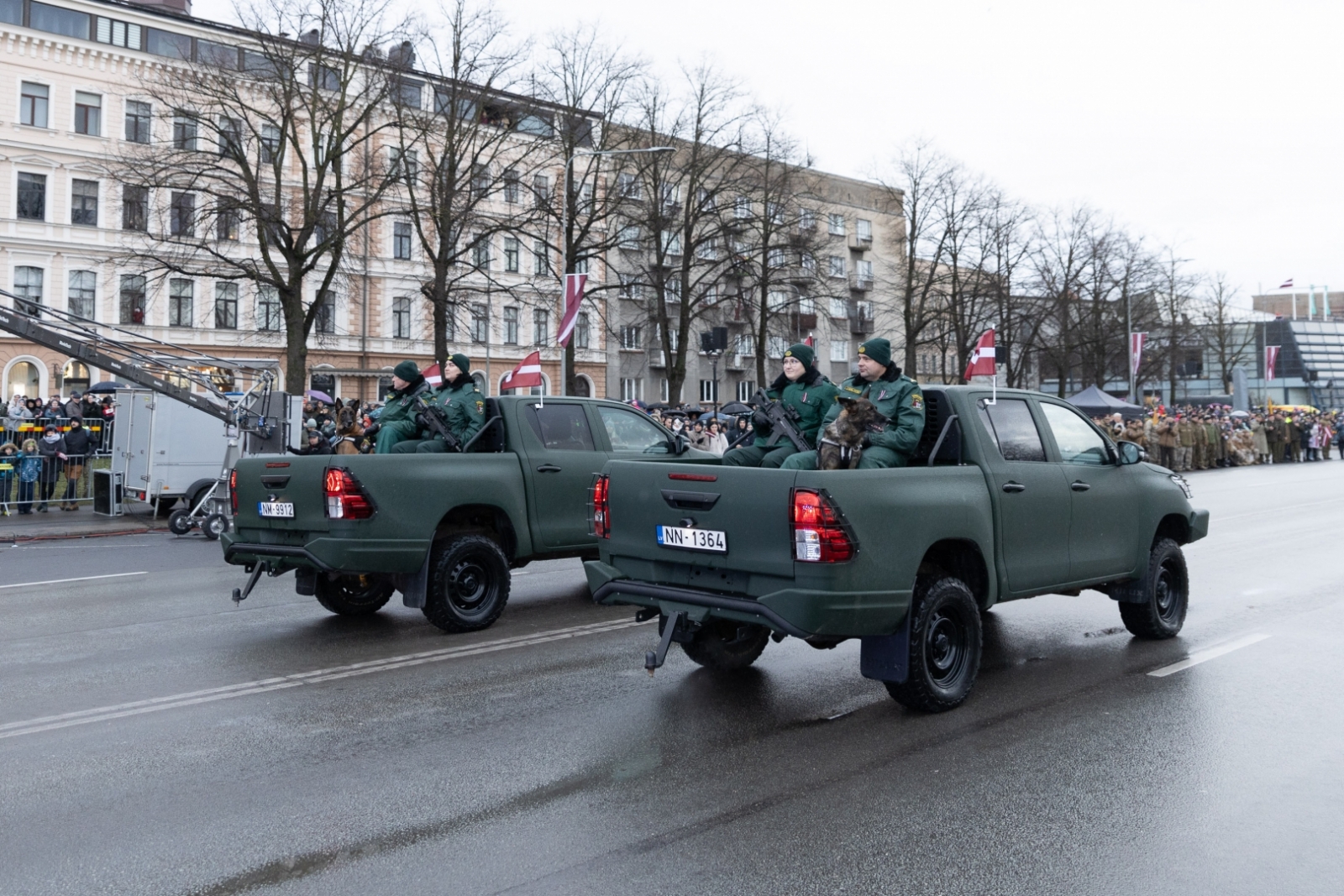 Valsts robežsardzes koledžas vienība piedalījās militārajā parādē Rīgā Nr.12