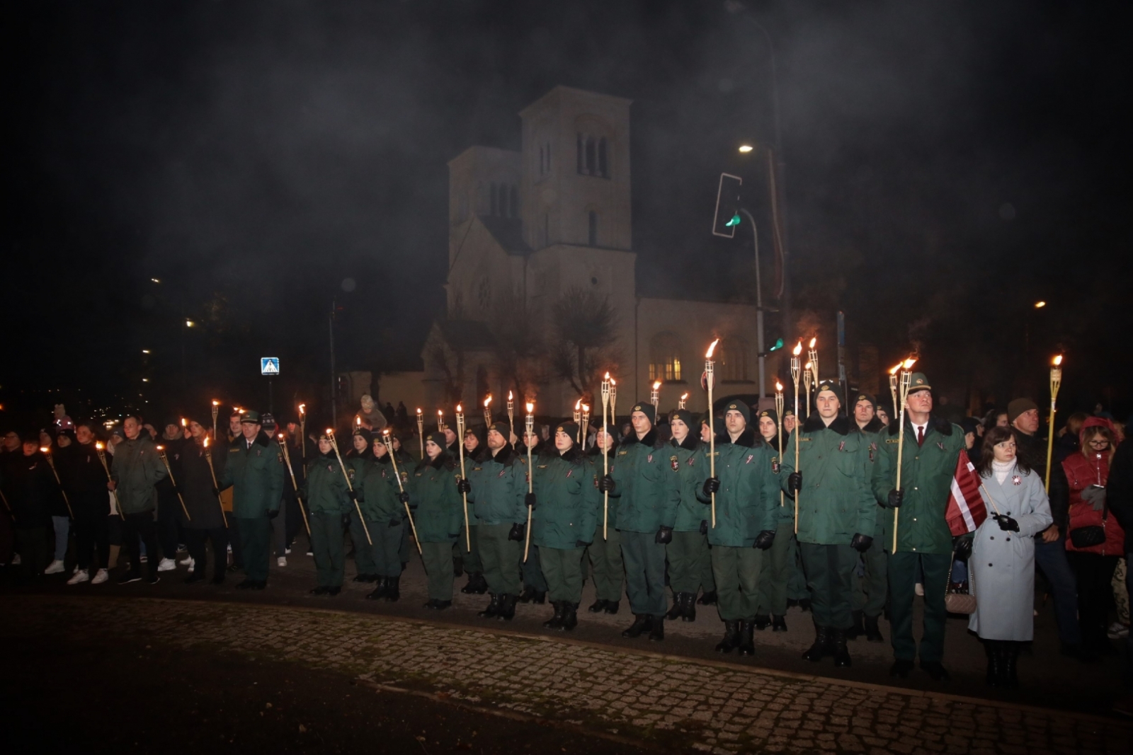 Valsts robežsardzes koledžas personāls piedalījās piemiņas pasākumā Rēzeknē Nr.1