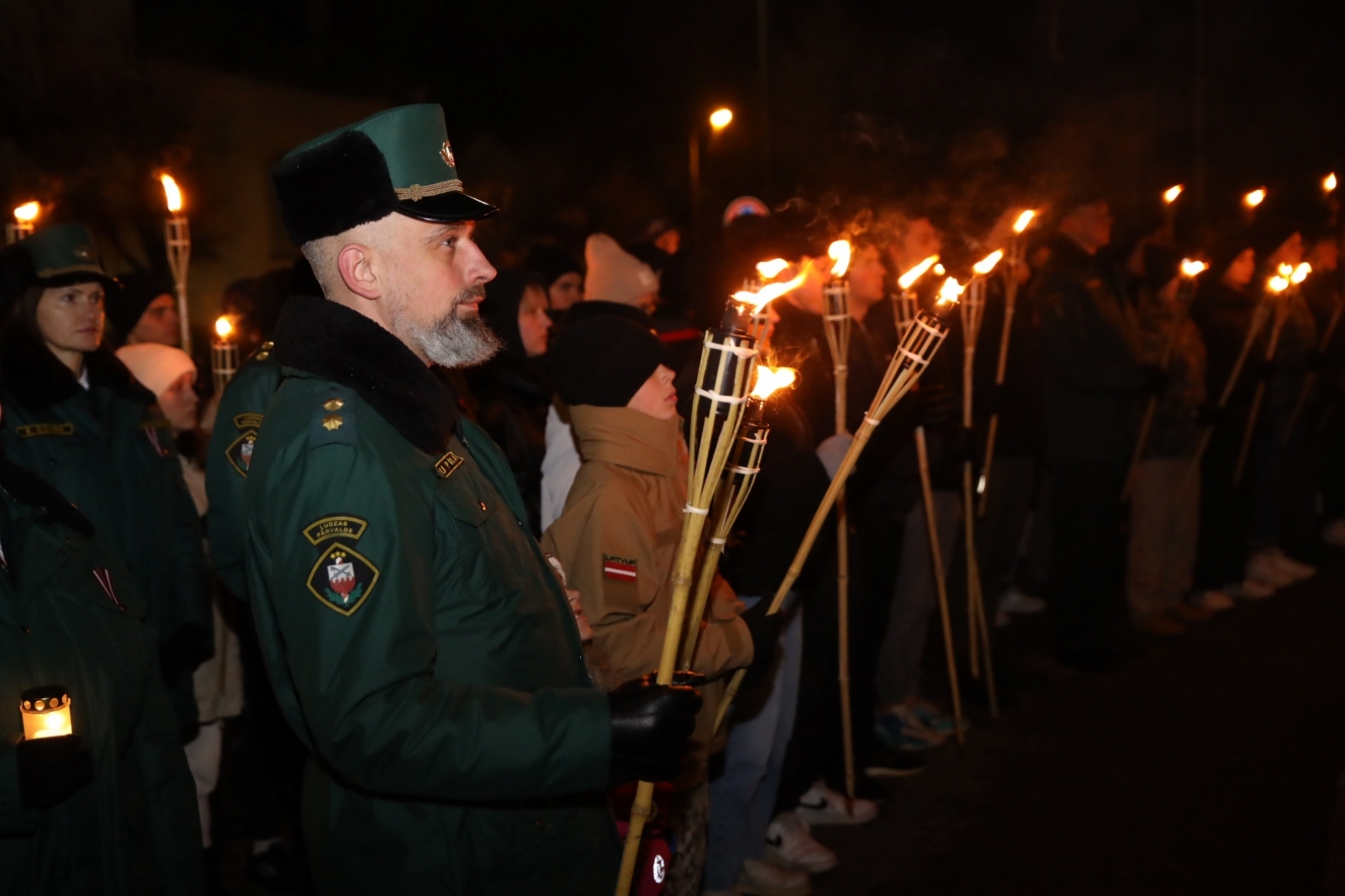 Valsts robežsardzes koledžas personāls piedalījās piemiņas pasākumā Rēzeknē Nr.3