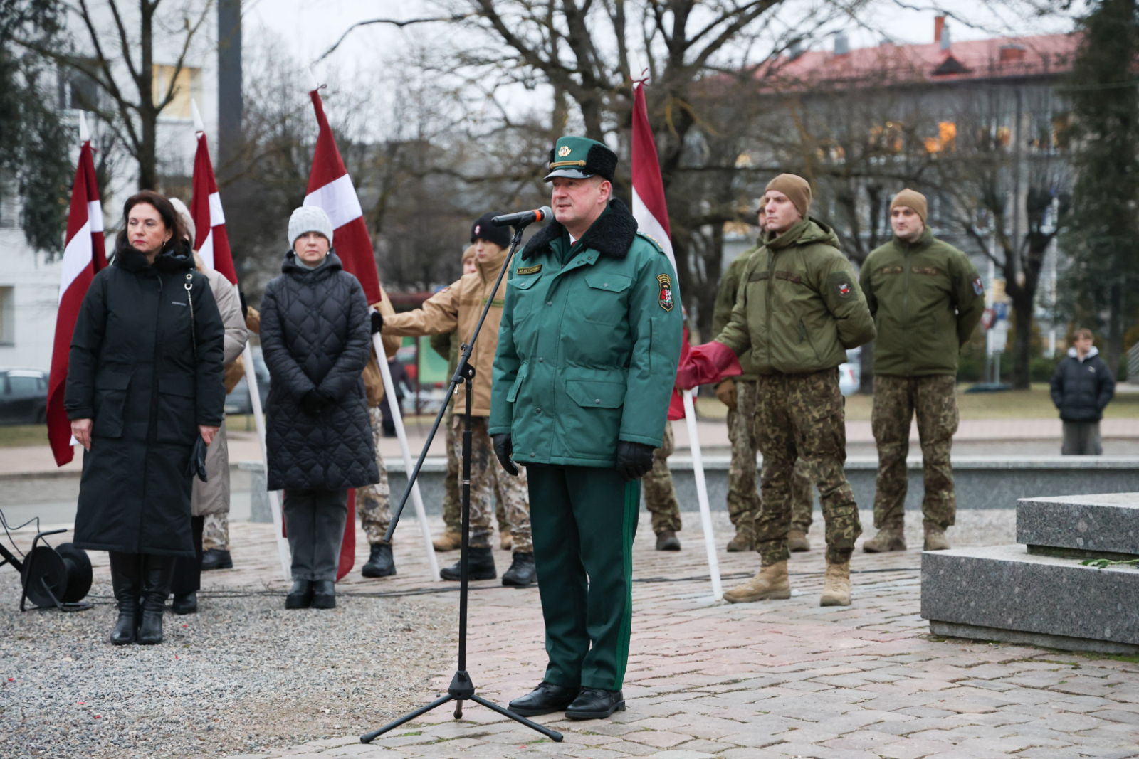 Valsts robežsardzes koledžas personāls piedalījās atceres pasākumos Nr.1